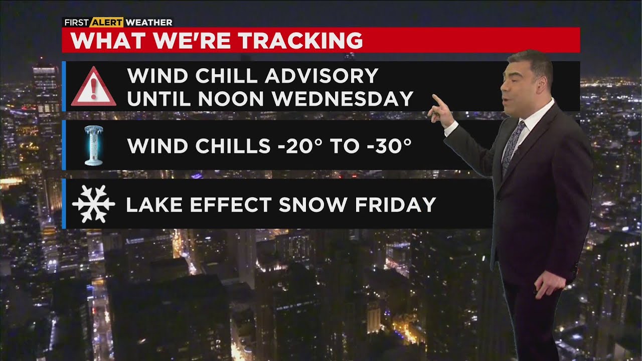 Chicago Weather: Wind Chill Advisory In Effect; Wind Chills To Drop To ...