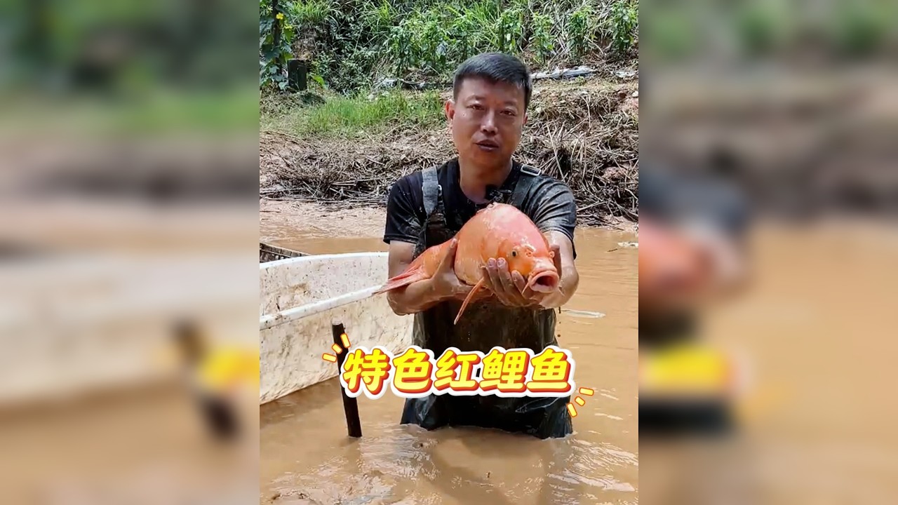 花1800元包下巨物鱼塘，00后塘主热情送大餐