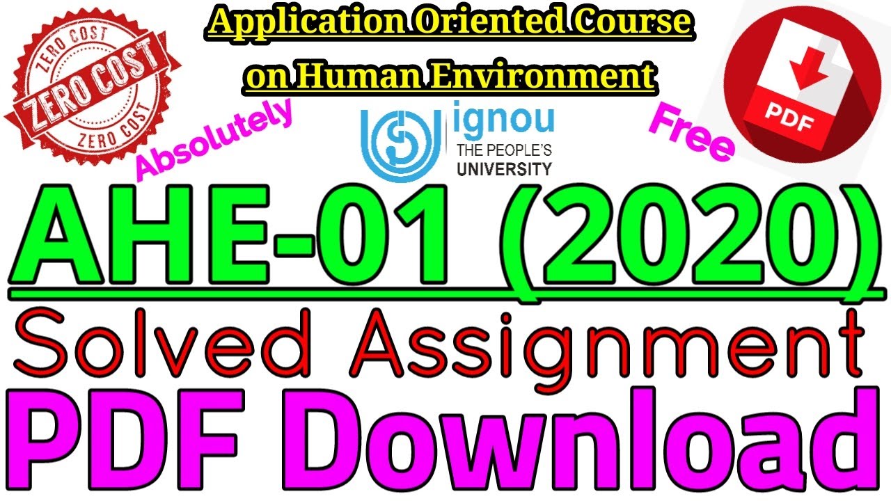 ignou assignment ahe 01