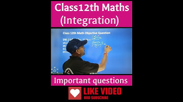 Class12th mathematics NCERT up board math#integration#shortvideo#12thmathobjectiveforboardexam#maths