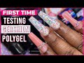 How To Polygel Nails Tutorial | Testing Gershion Poly Nail Gel Extension Kit First Time