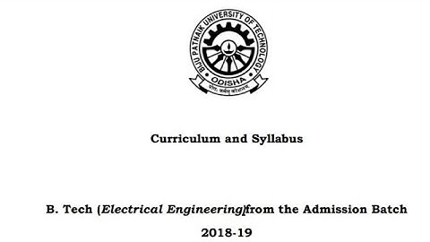 bput 7th semester electrical engineering syllabus