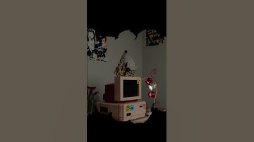 ⏳ Quick timelapse of modeling a retro computer in Blender 🖥️  🎨#blender #computer #pc #retro