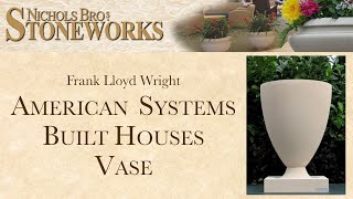 American Systems Built Houses Vase Designed By Frank Lloyd Wright And Made By Nichols Bros.