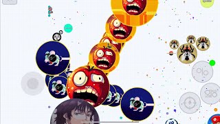ART OF TRIPLE CANNON AND DESTROYING SERVER (AGARIO MOBILE)