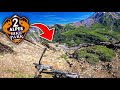 Je teste la nouvelle piste noire des 2 alpes bikepark 