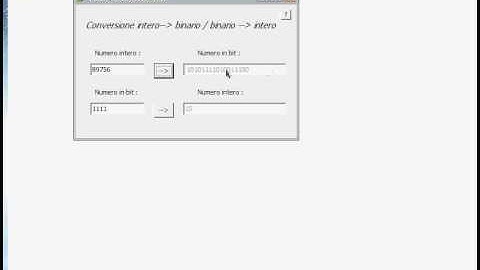 Convertitore binario
