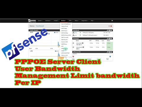 How to limit bandwidth on PPPOE server Client On PFsense