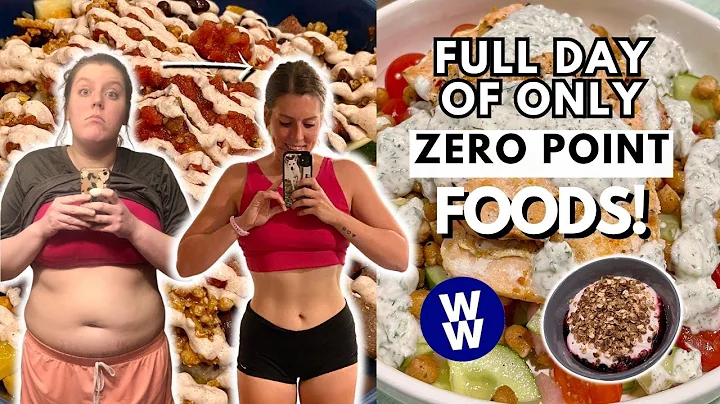 I Ate ONLY Zero Point Foods for a Day | WeightWatchers | What I Eat in a Day For Weight Loss