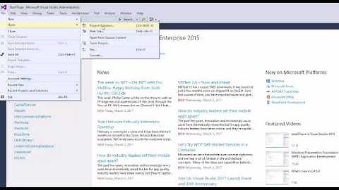 How to install/run nopcommerce 3.8 using visual studio