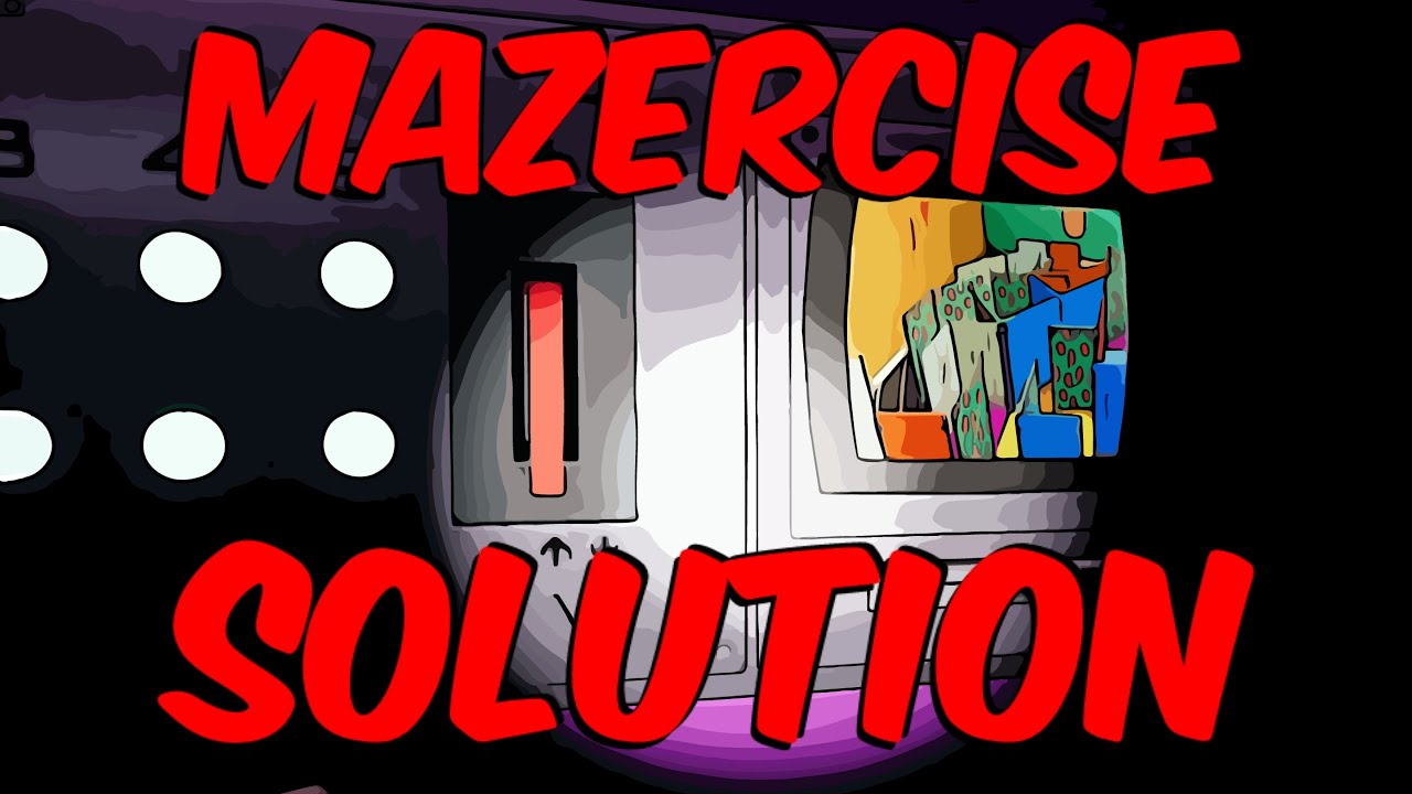 How to Solve the Mazercise Puzzle - Five Nights at Freddy's