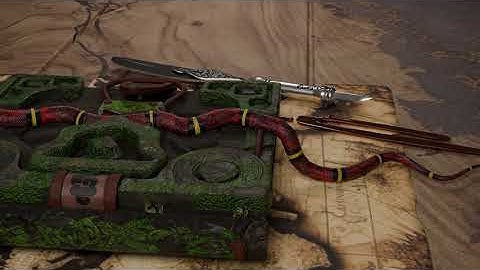 Magic book 3D animation video - Tomb island #blender #unrealengine #3d #3danimation #3dart #3dprint