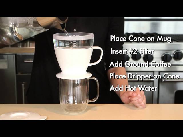OXO Pour Over Coffee Maker with Water Tank 