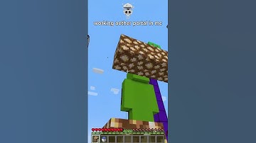 working aether portal in minecraft 🤯😱