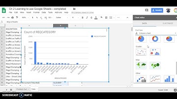 Make Bar Chart in Google Sheets