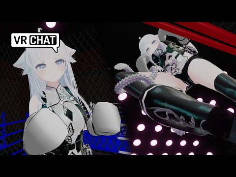 Warrior gives a heart full fight VRchat POV BOXING