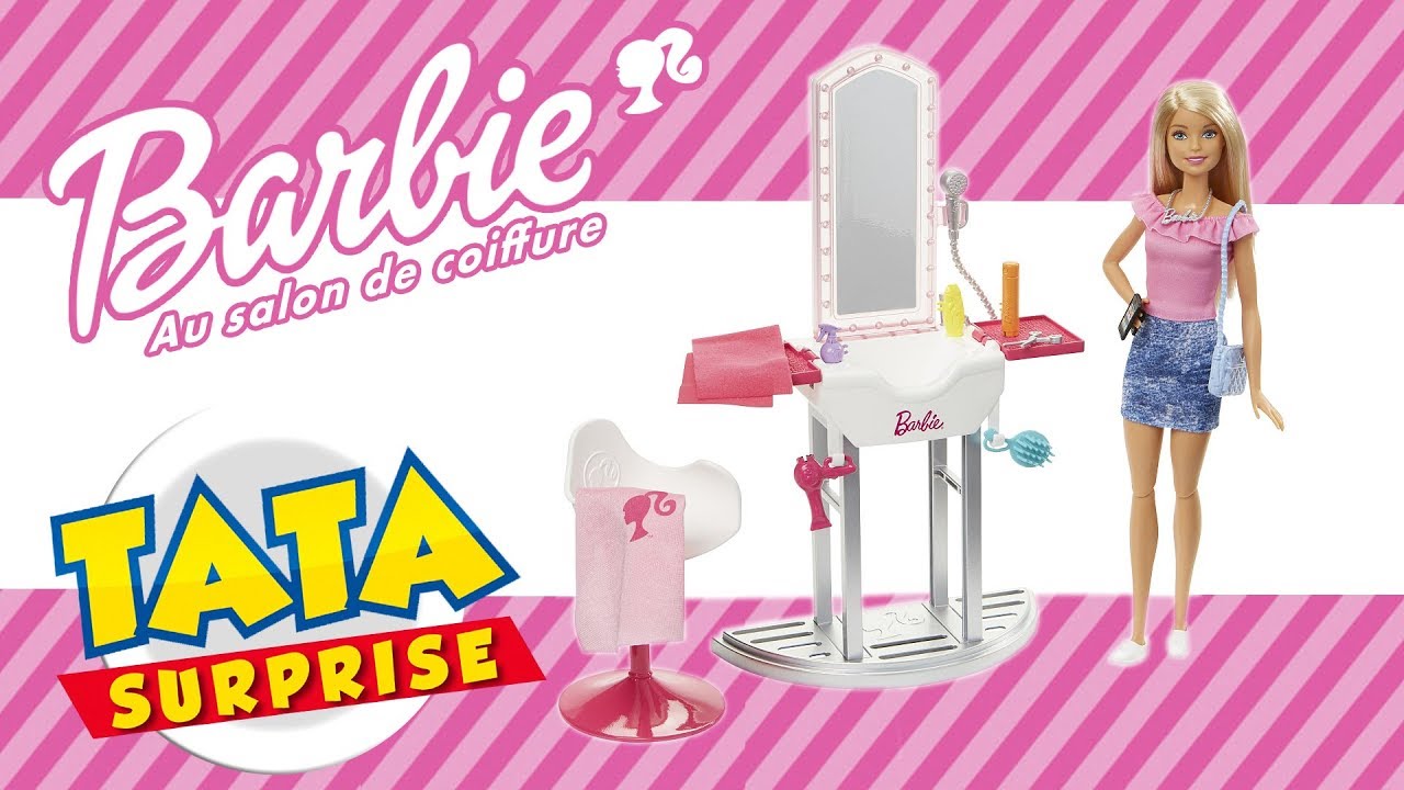 barbie salon de coiffureles poupées LOL veulent se faire