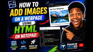 HTML for Beginners. How to add images on a webpage using HTML on Notepad.