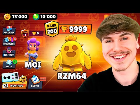 LE MEILLEUR JOUEUR DE BRAWL STARS M’INVITE !! (Ft. Rzm64)