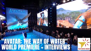 "Avatar: Way of Water" World Premiere Red Carpet in London with cast/creatives talking about #Avatar