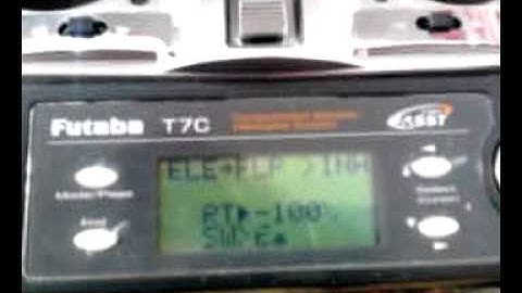 futaba T7c glider settings ful.avi