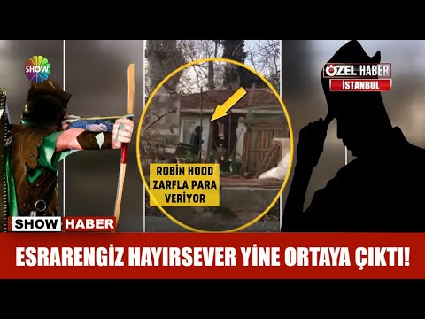 Esrarengiz hayırsever yine ortaya çıktı!