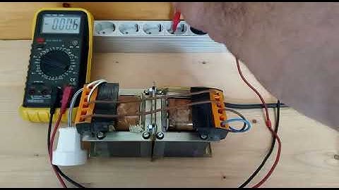 homemade isolation transformer