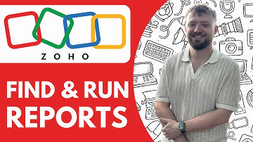 How To Find And Run Reports In Zoho Books - 2025 (Quick Tutorial)