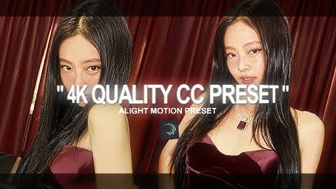4k quality cc like ae preset | Alight motion