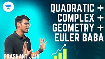 Quadratic, Complex, Locus all in one JEE Main 2021 Problem | Prashant Jain