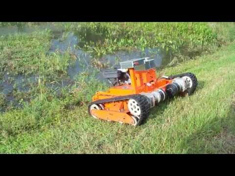 Slope Mower Under Water