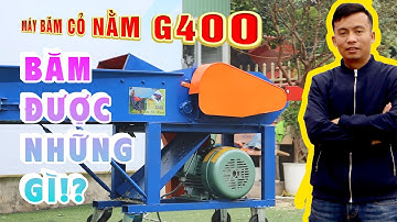 Công Ty Bình Minh: Máy Băm Cỏ Công Nghiệp G400 Băm Các Loại