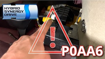 P0AA6 Toyota Hybrid Prius (Don’t Take Hybrid Battery Out)
