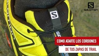 Como atarse con seguridad los cordones de unas de trail - YouTube