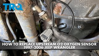 How to Replace Upstream O2 Oxygen Sensor 1997-2006 Jeep Wrangler