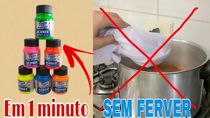 COMO TINGIR ROUPA COM XADREZ TINTA 