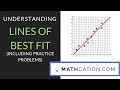 Line of best fit  8th grade  mathcation