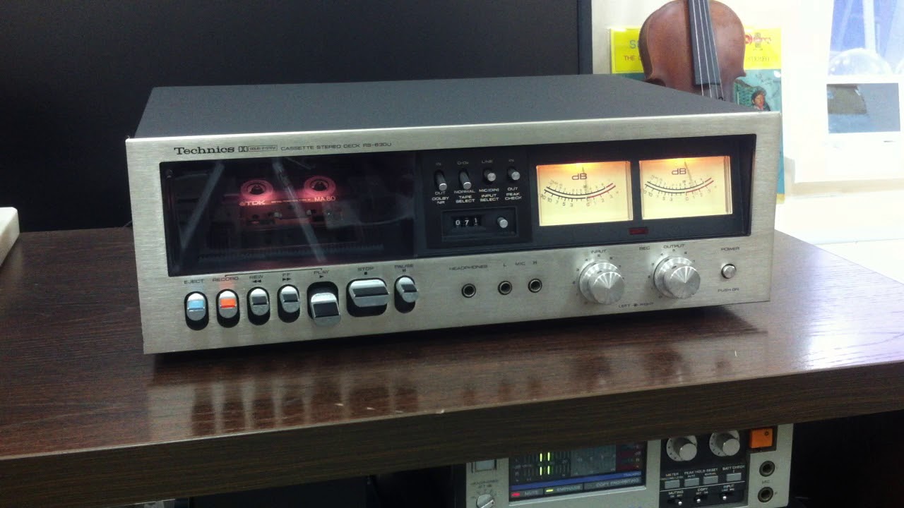 Technics RS-630U ￥54,800(1976年頃) - YouTube