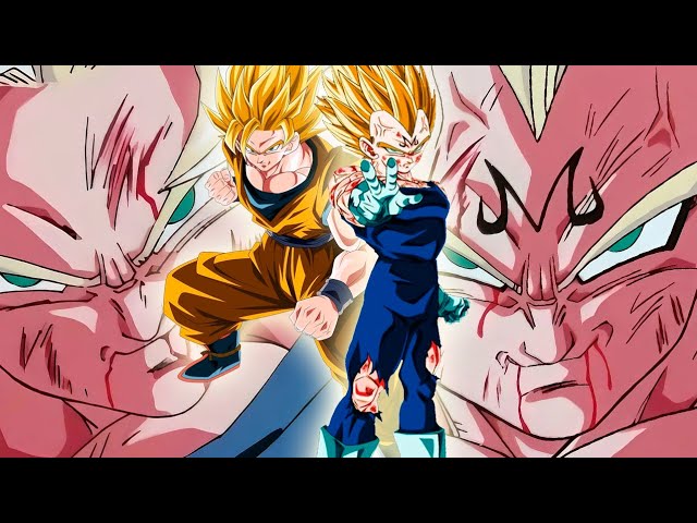 Nickspekter on X: Majin goku vs vegeta ssj2 😅😝   / X