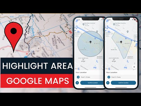 Flutter Highlight Any Area, Draw Circle Or Polygon On Google Map - Episode 1