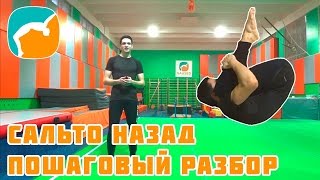 Как сделать заднее сальто. Пошаговый разбор Back Flip