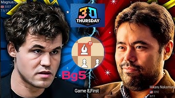 Blunder Againt!!⚡Magnus Carlsen vs Hikaru Nakamura in 3+0 Thursday 2025 || chesscom 