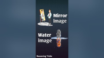 Mirror image & water image || Reasoning tricks 🧐