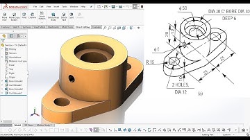 SolidWorks Tutorial || Exercise  - 19 Learn For Beginner