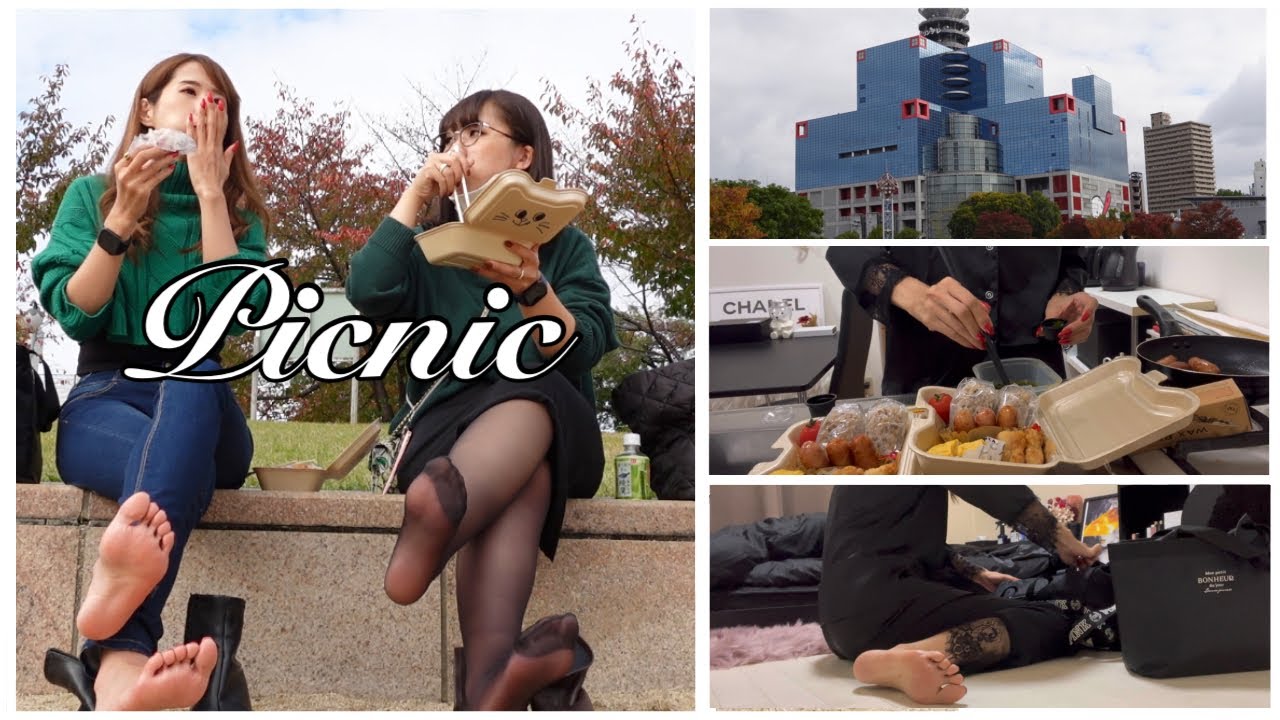 扇町公園でピクニックしました♪We had a picnic at Ogimachi Park