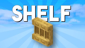 Minecraft Shelves Make For AMAZING Building Tricks!