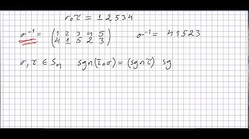 Linear algebra 107, Permutations and Transpositions and Composition
