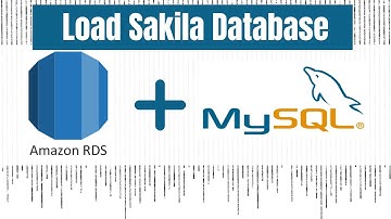 How To Install the Sakila Database Using an Amazon RDS Instance and MySQL Workbench