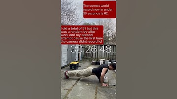 30 Seconds Push Ups World Record #shorts