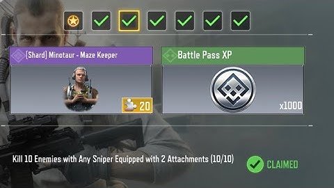 Kill 10 Enemies with Any Sniper Equipped with 2 Attachments ✅